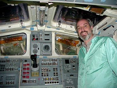 Harmsway in the Endeavour Flight Deck